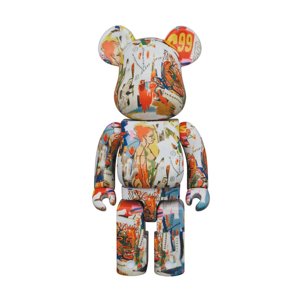 + Andy Warhol + Jean-Michel Basquiat Be@rbrick 1000% '#4'