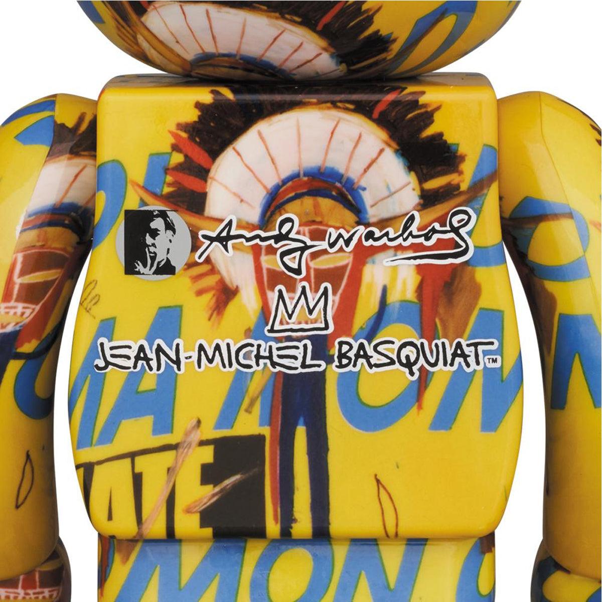 + Andy Warhol × Jean-Michel Basquiat Be@rbrick 100% + 400% '#3'