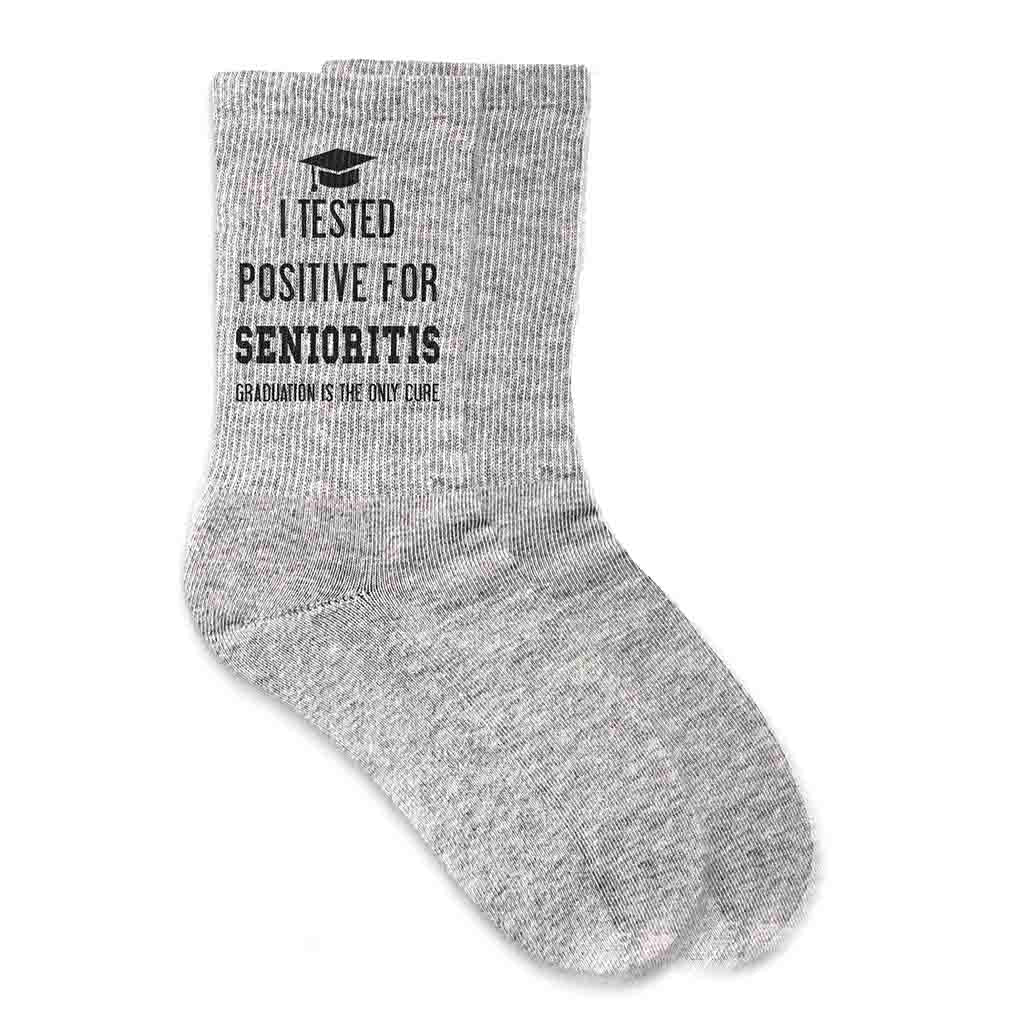 2024 Senioritis Grad Socks for the Senior Class of 2024