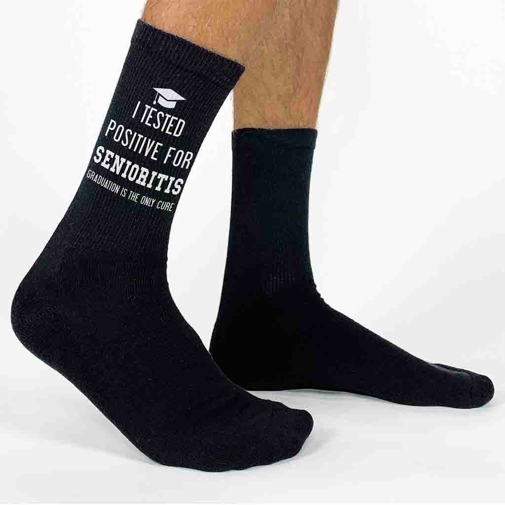 2024 Senioritis Grad Socks for the Senior Class of 2024