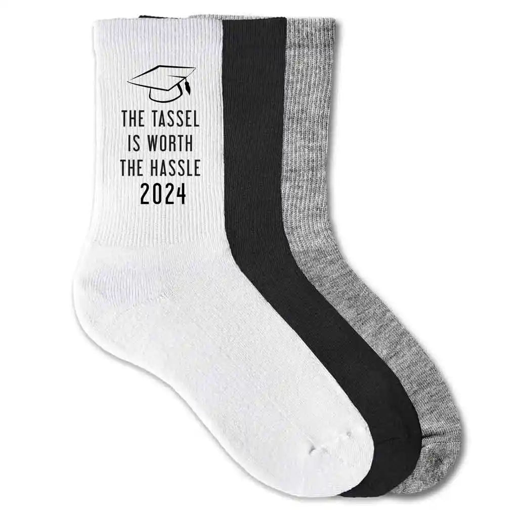 ‘24 Graduation Socks - The Tassel is Worth the Hassle