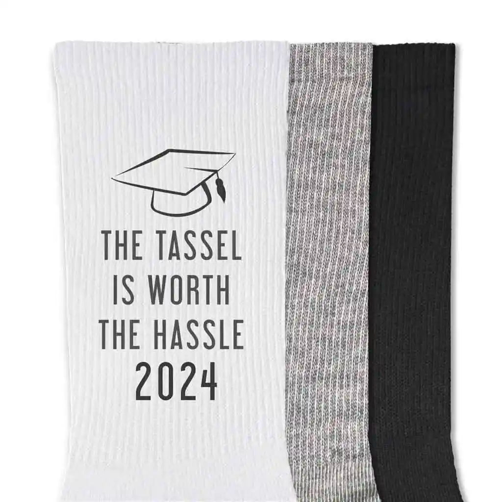 ‘24 Graduation Socks - The Tassel is Worth the Hassle