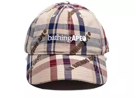 A Bathing Ape BAPE Check Cap xld