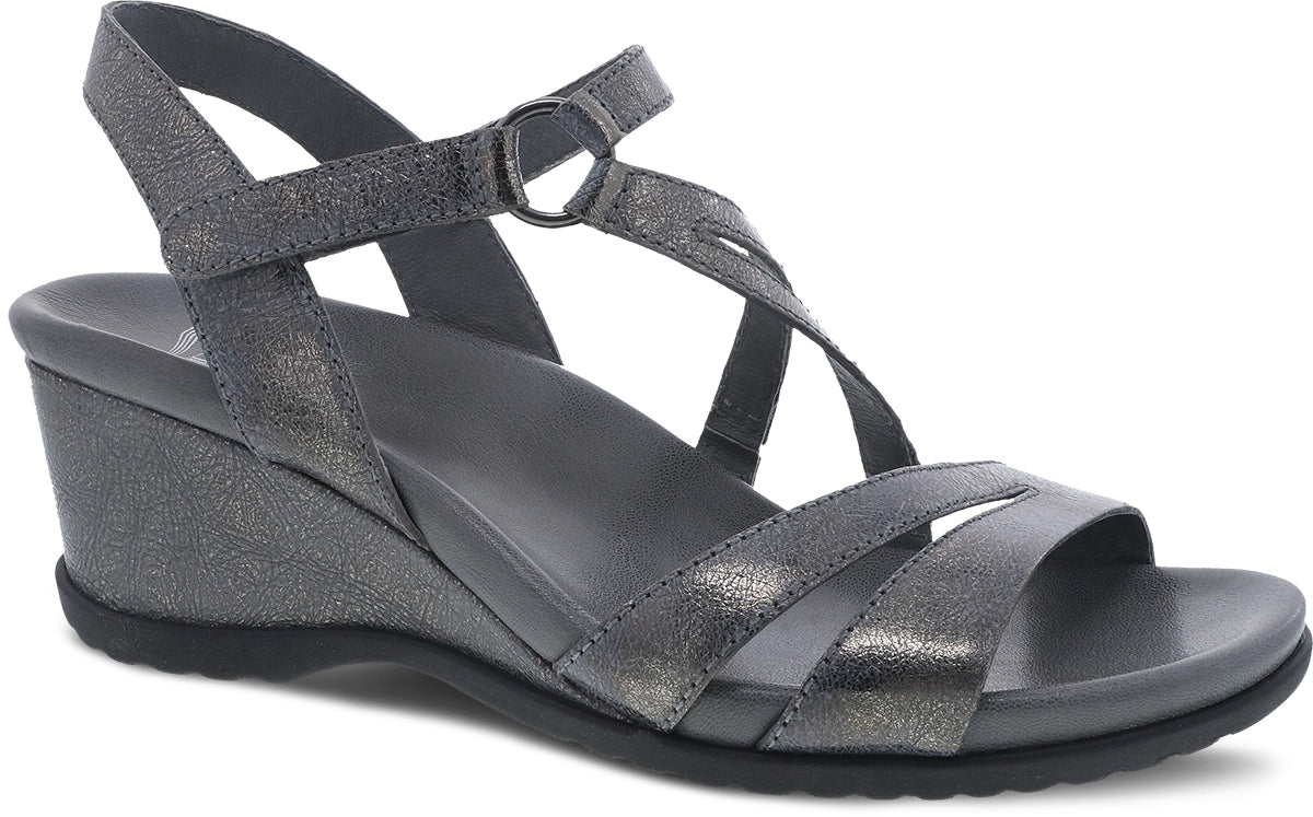 Addyson Pewter Wedge