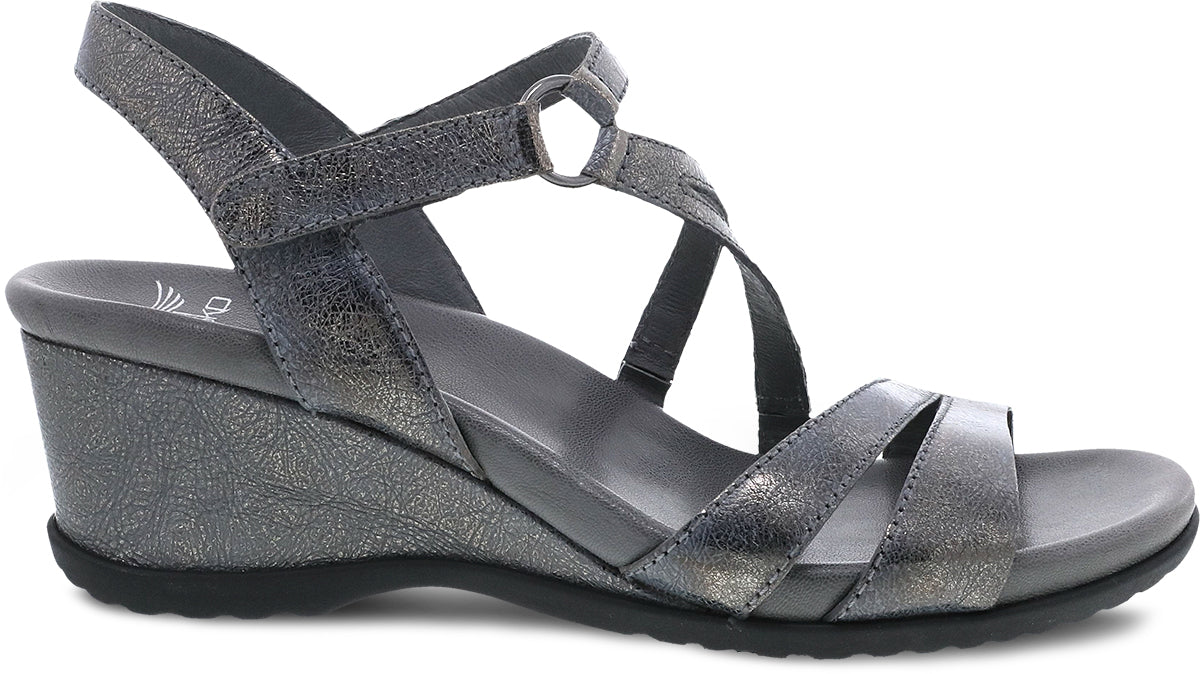 Addyson Pewter Wedge