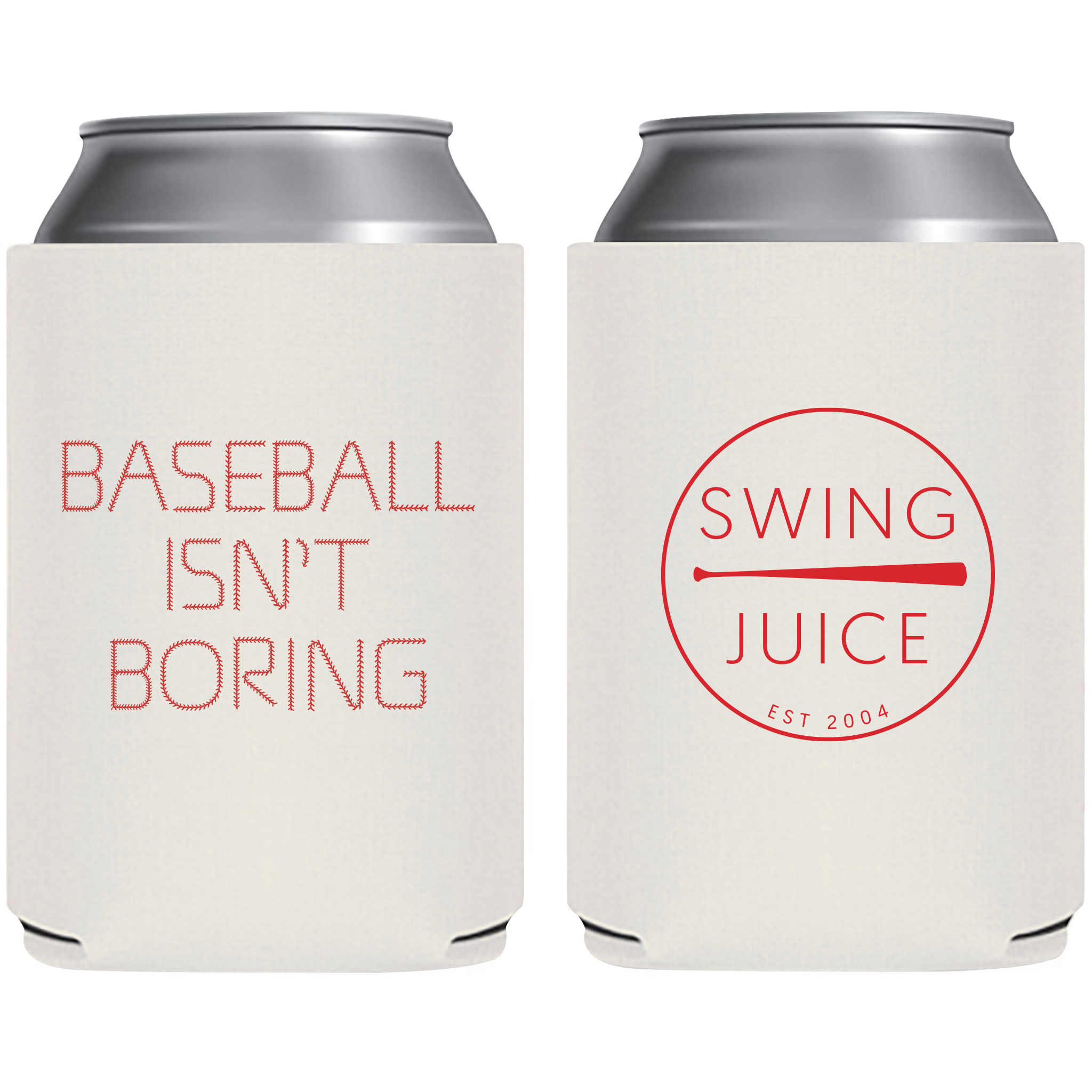 Baseball Official Baseball Isn't Boring Koozie White