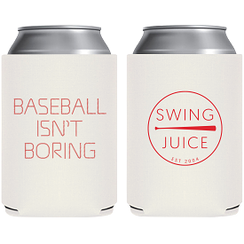 Baseball Official Baseball Isn't Boring Koozie White