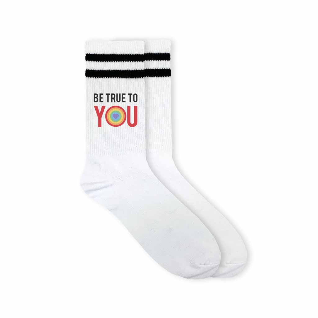 Be True to You Cotton Crew Socks