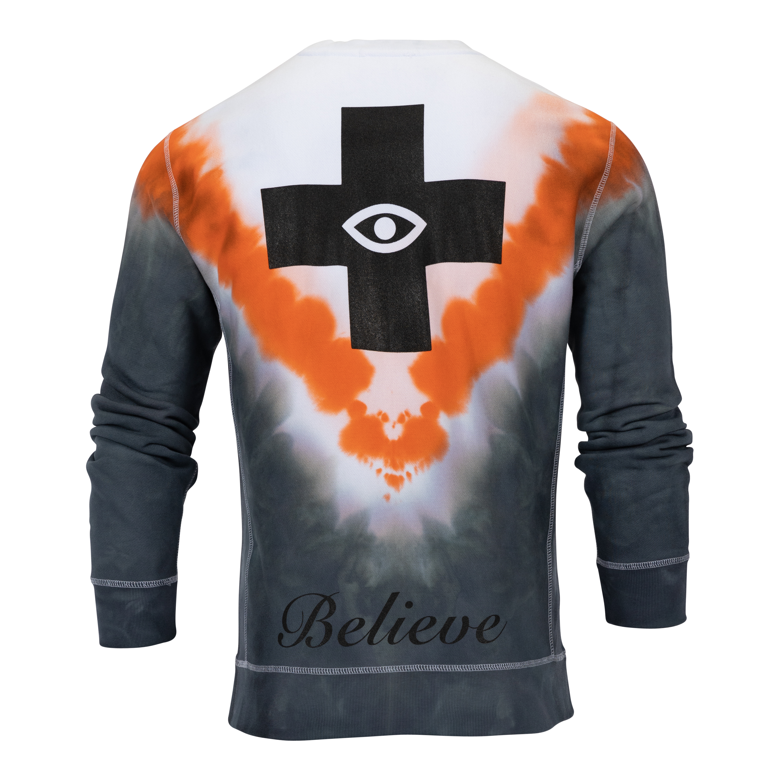 Believe Tie Dye Crewneck