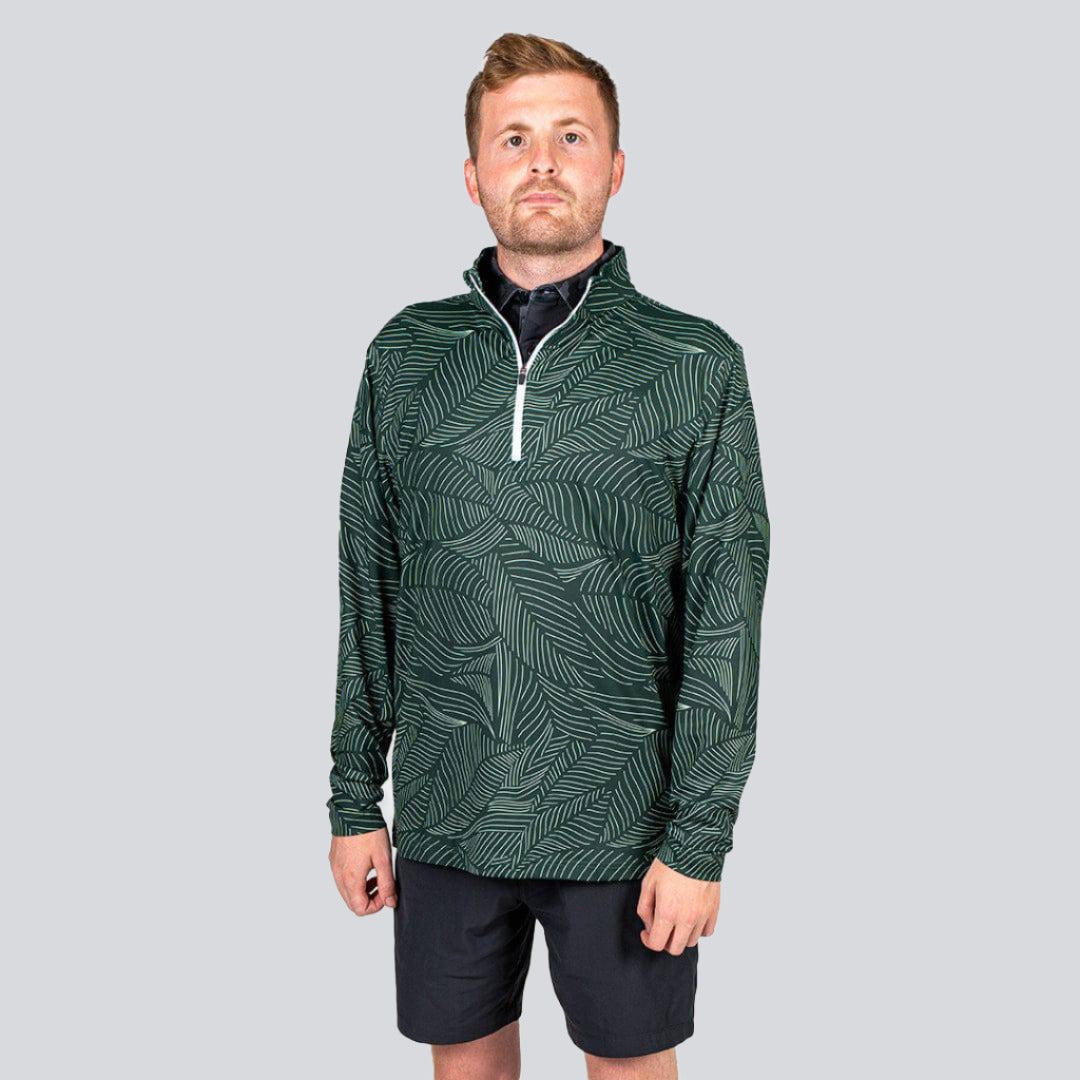 Bermuda Leaf Men's Q-Zip