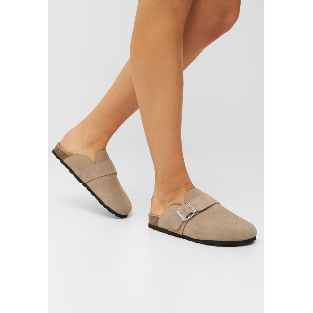 Bianco Beige Olivia Mule Sandaler