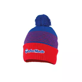 Bobble Beanie Red/Blue