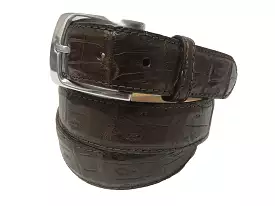 Caiman Skin Belt Brown Classic