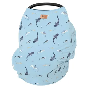 Car Seat Cover in Stream Shark