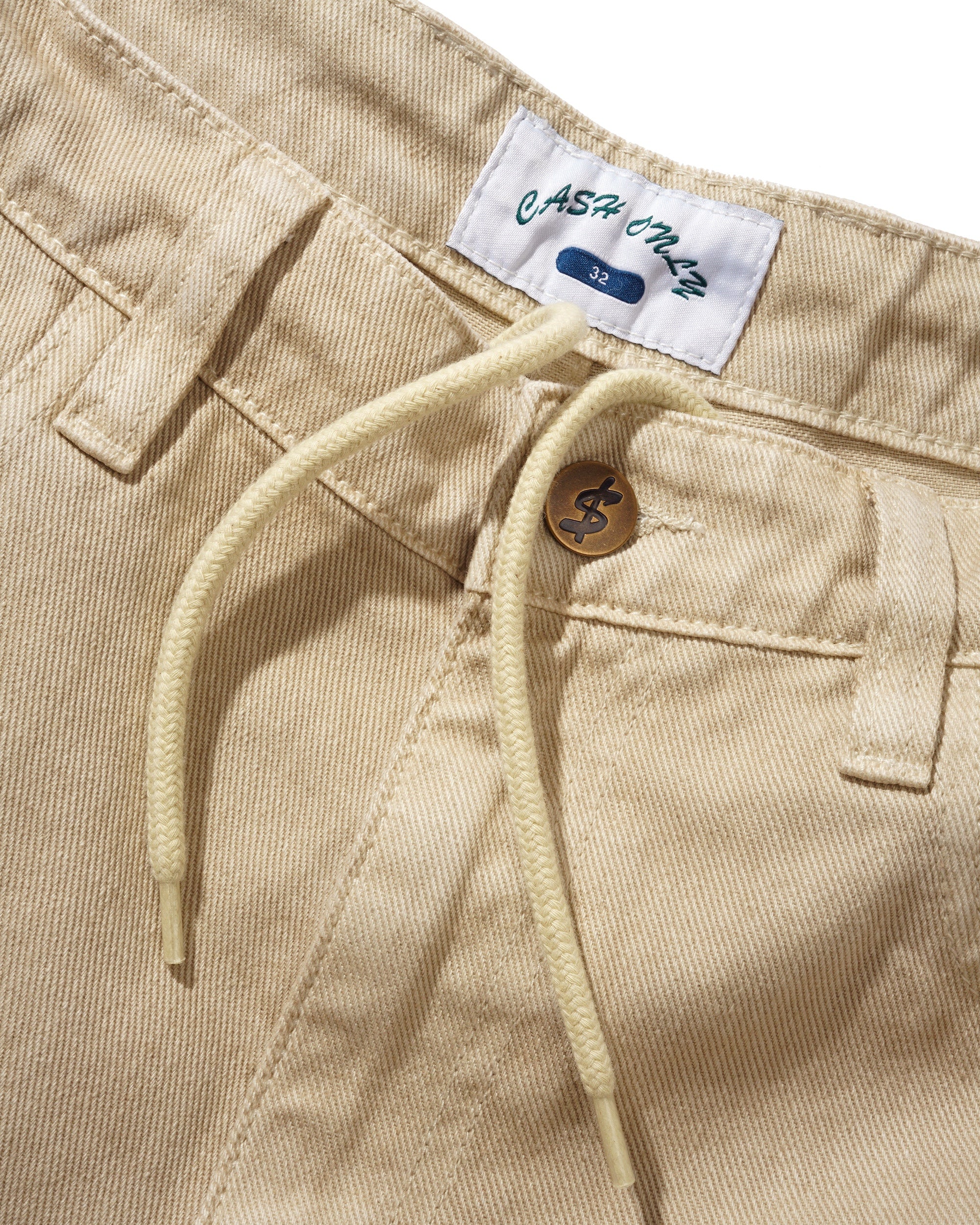 Cash Only Aleka Cargo Jeans - Khaki