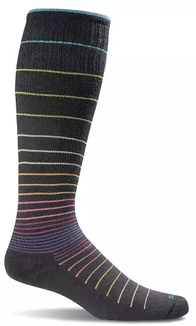 Circulator Black/Rainbow Stripe (Women's size scale)