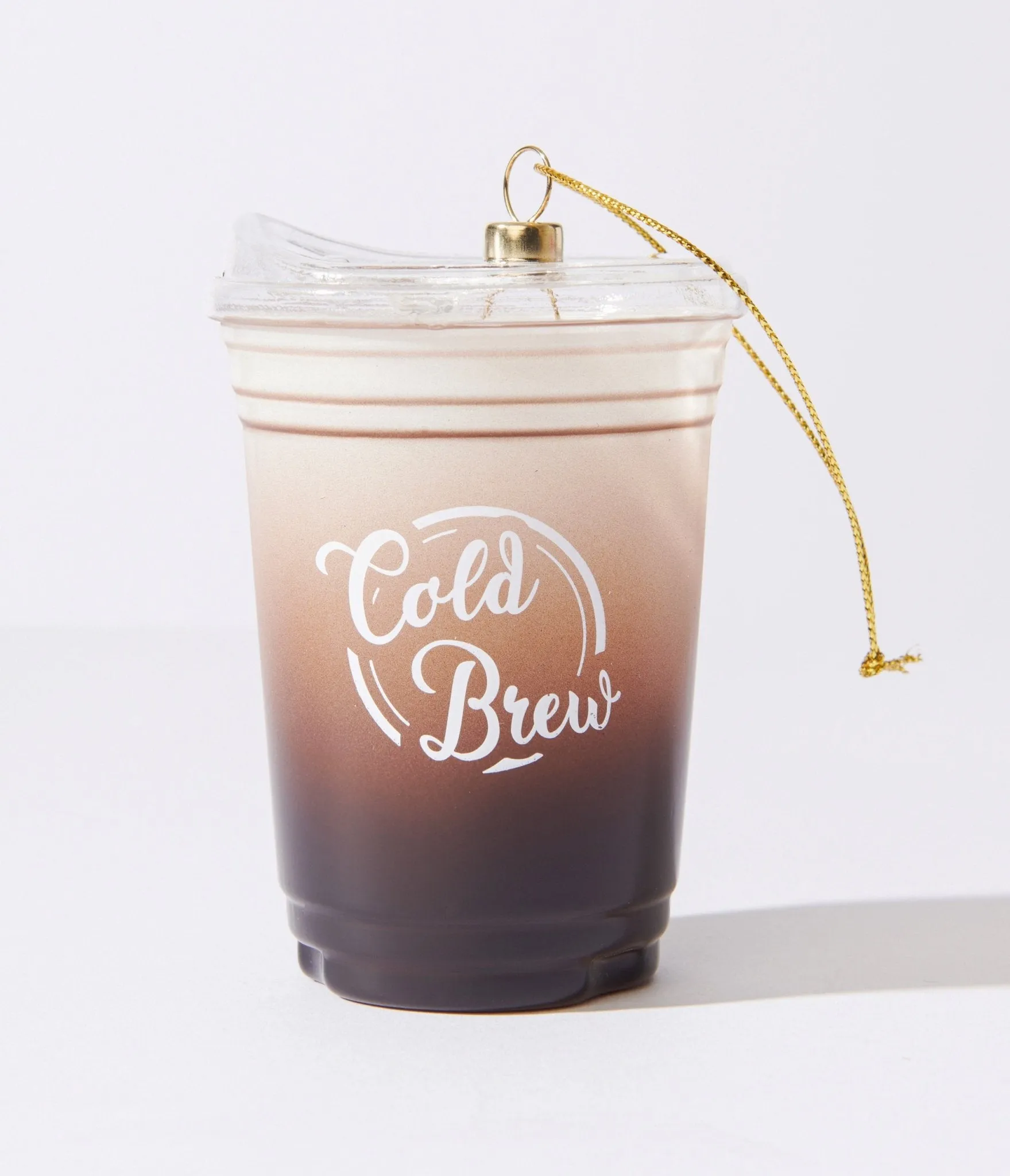 Cold Brew Cup Glass Ornament