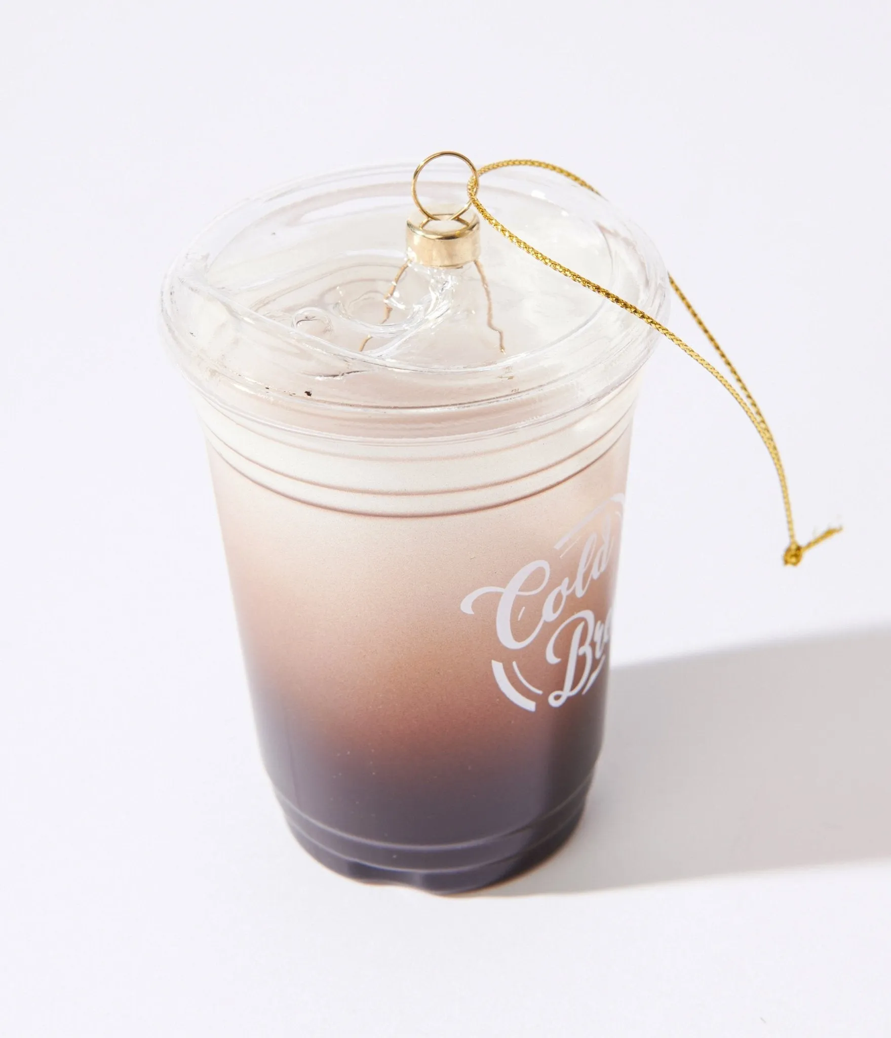 Cold Brew Cup Glass Ornament