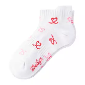 Daily Sports Socks Heart White