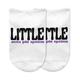 Delta Phi Epsilon No Show Socks for Bigs and Littles