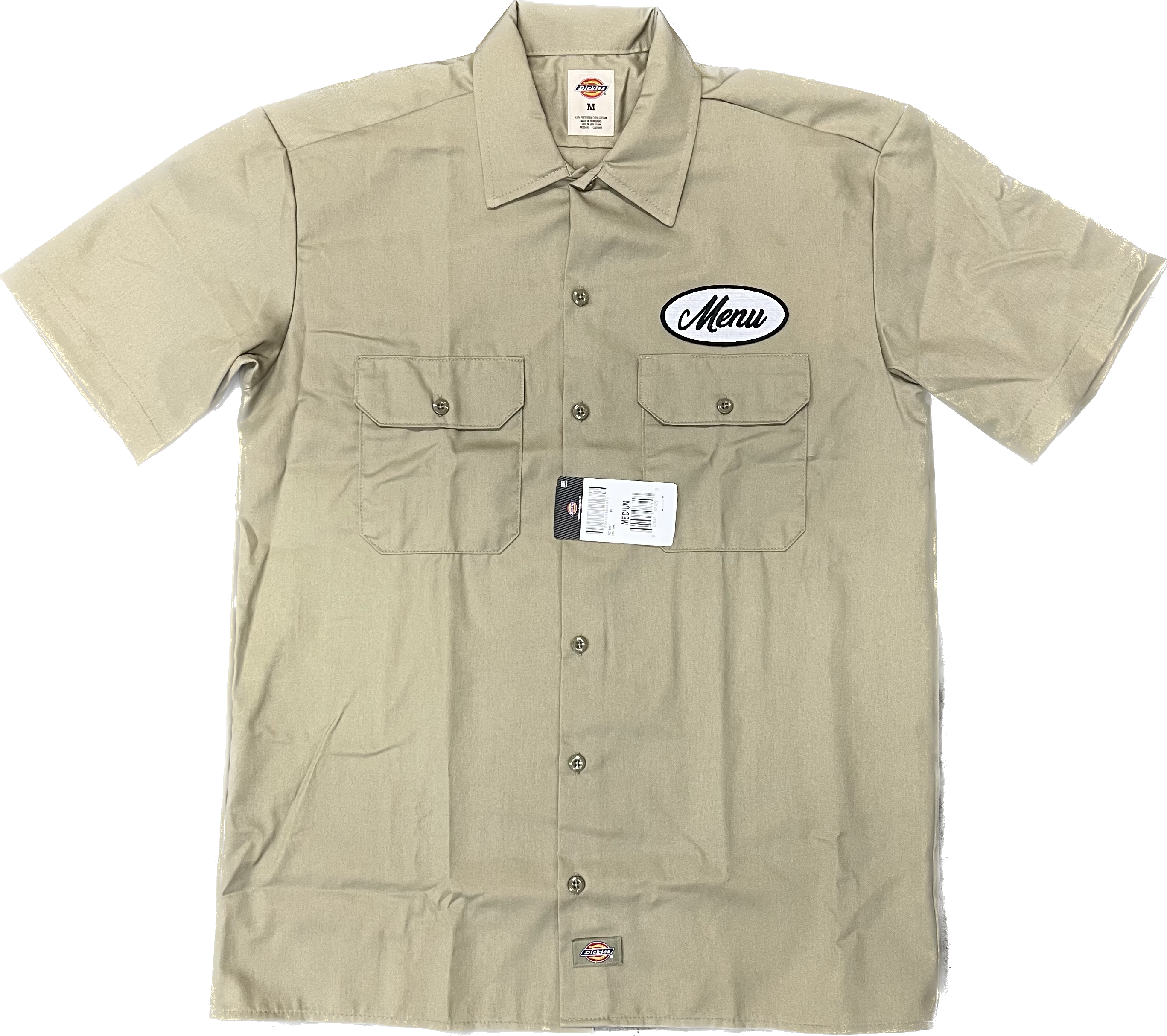 Dickies X Menu S/S Work Shirt - Khaki