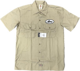 Dickies X Menu S/S Work Shirt - Khaki