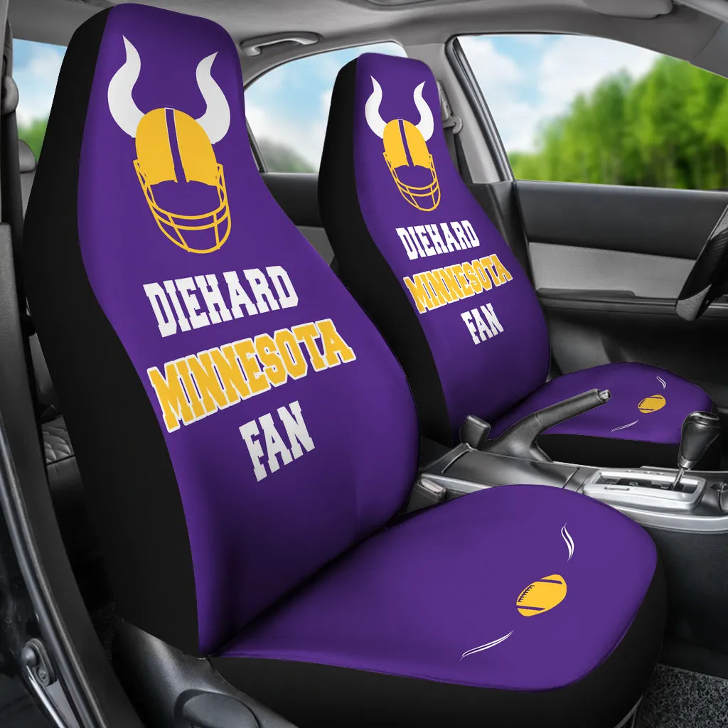 Diehard Minnesota Fan Sports Universal Car Seat Covers