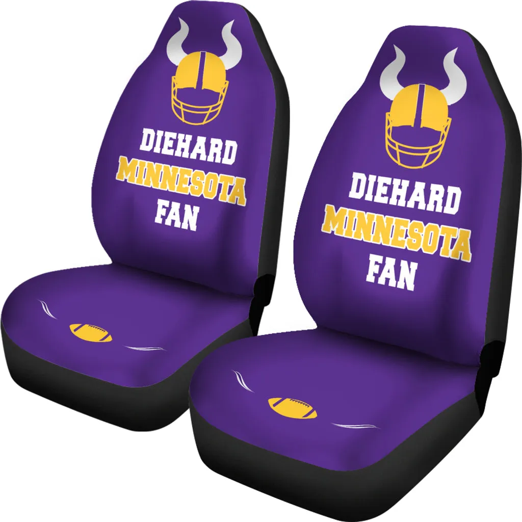 Diehard Minnesota Fan Sports Universal Car Seat Covers