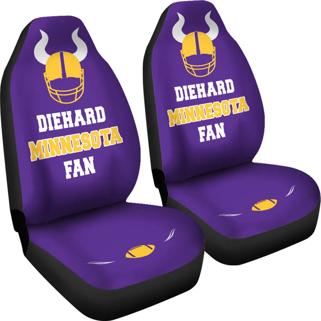 Diehard Minnesota Fan Sports Universal Car Seat Covers