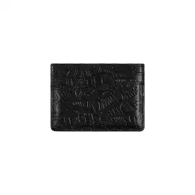 Dime Haha Leather Cardholder - Black