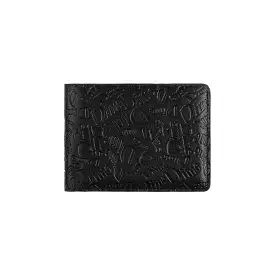 Dime Haha Leather Wallet - Black