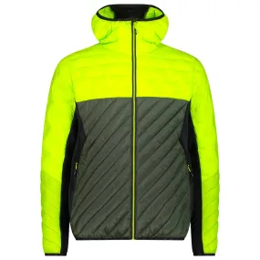 Down jackets CMP ---Man Jacket Hybrid Fix Hood Acido