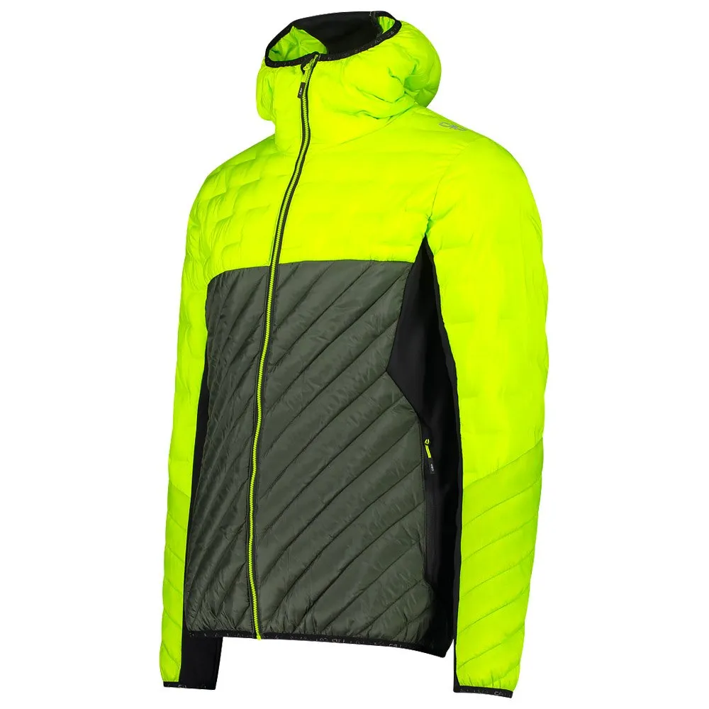 Down jackets CMP ---Man Jacket Hybrid Fix Hood Acido