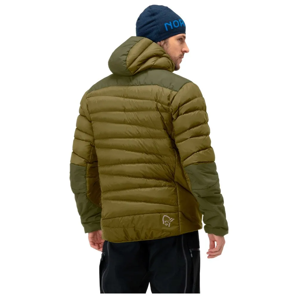 Down jackets Norrona ---Falketind Down750 Hood Olive Drab Olive Night