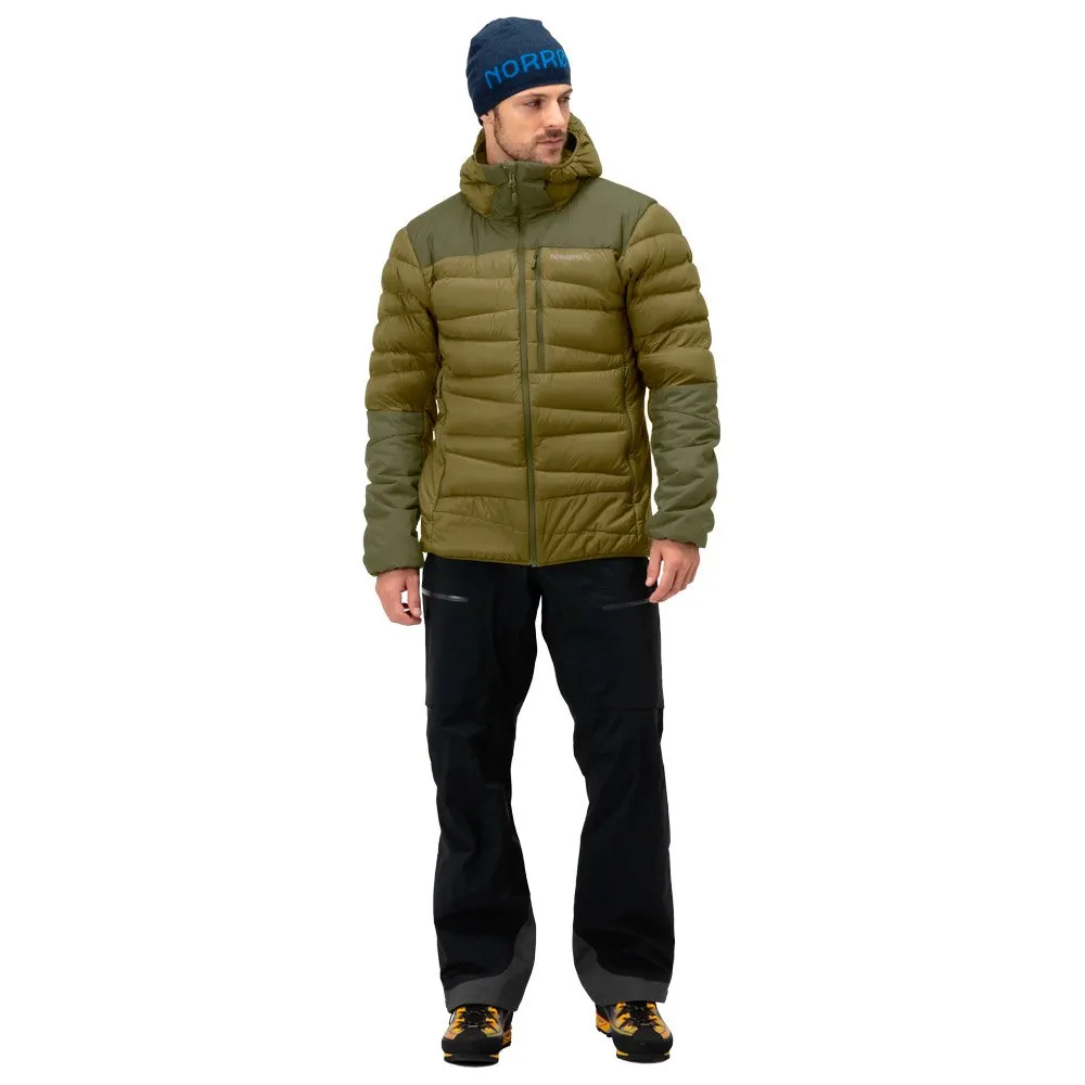 Down jackets Norrona ---Falketind Down750 Hood Olive Drab Olive Night