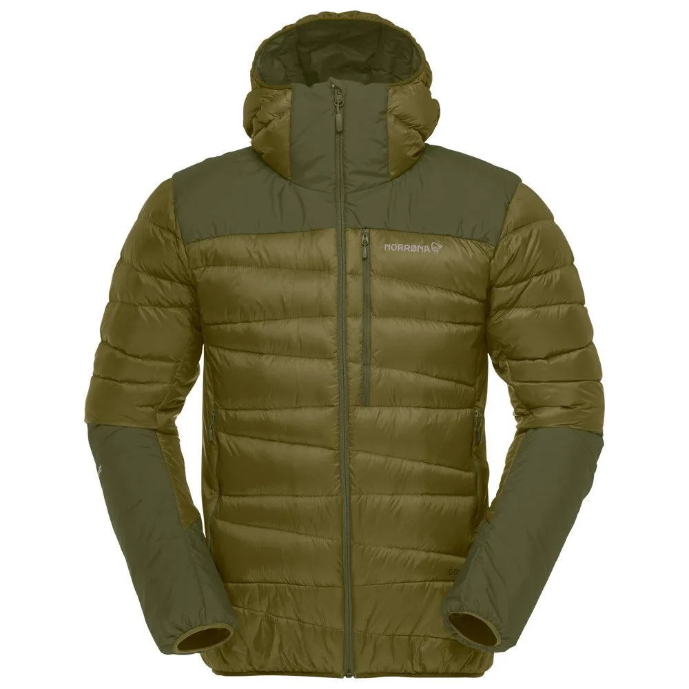 Down jackets Norrona ---Falketind Down750 Hood Olive Drab Olive Night