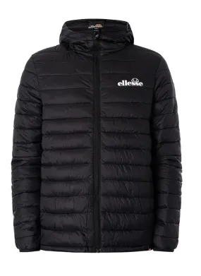 Ellesse Hooded Mazzini Padded Puffer Jacket Black