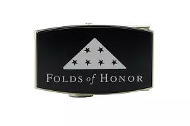 Folds Of Honor Black Aston Buckle, Fits 1 3/8 Straps