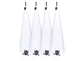 Fresco Golf Magnetic Towel White 4-Pack