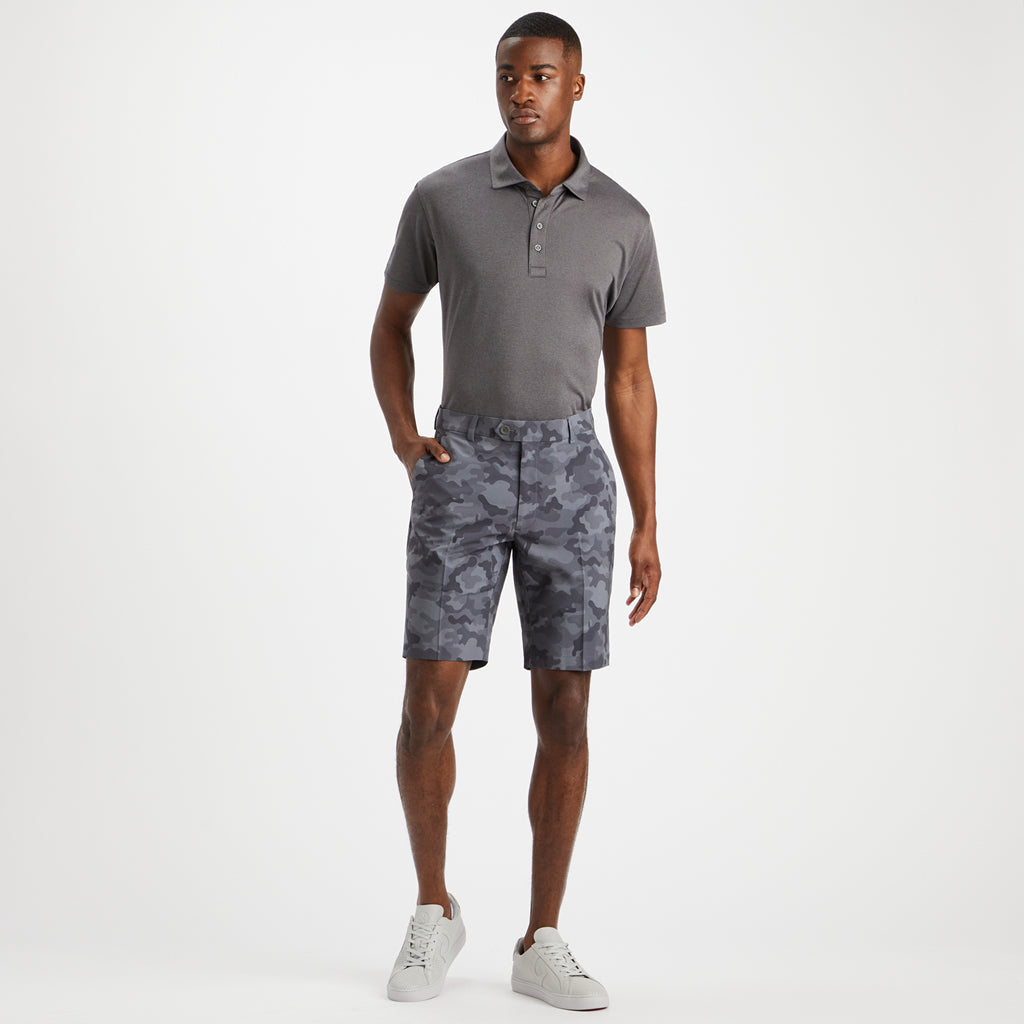 G/FORE MAVERICK HYBRID SHORT CHARCOAL CAMO