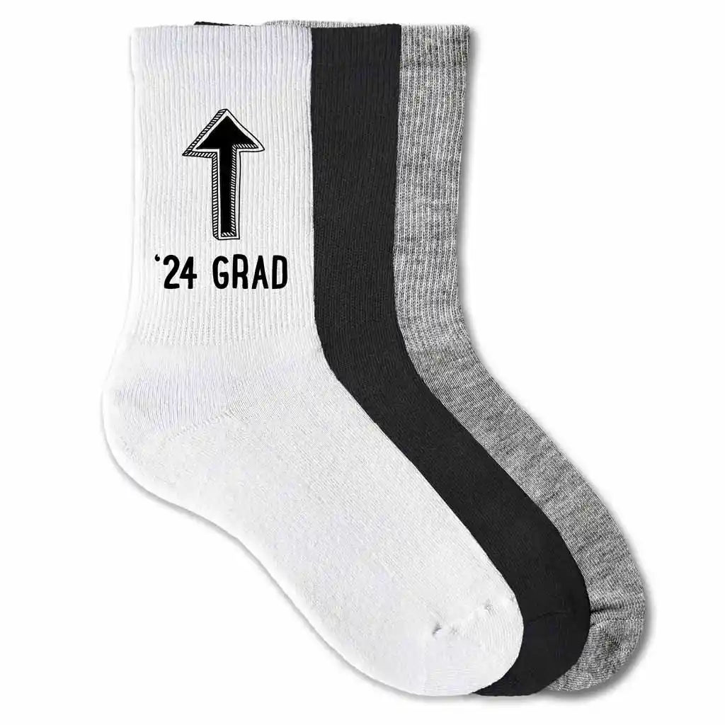 Graduation Gift Socks for the Class of '24 Grad