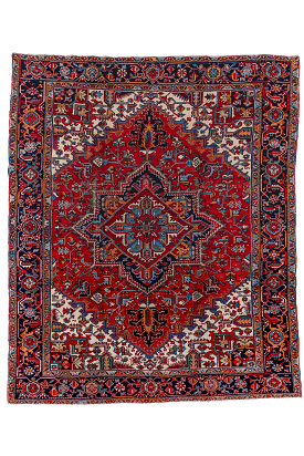 Heriz Vintage Persian Rug 10’1” x 8’5”