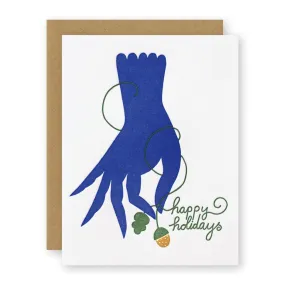 Holiday Hand Card