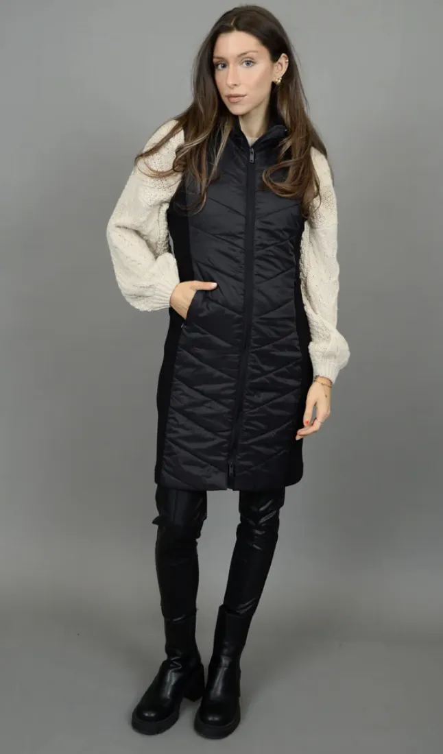 Koko Hooded Long Vest