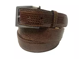 Lizard Skin Belt Cognac Classic