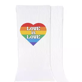 Love is Love Pride Crew Socks