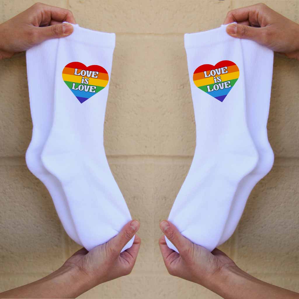 Love is Love Pride Crew Socks