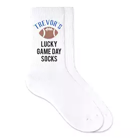 Lucky Game Day Socks - Personalized Football Fan Socks