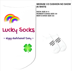 Lucky Socks - Egg Retrieval Day - SG