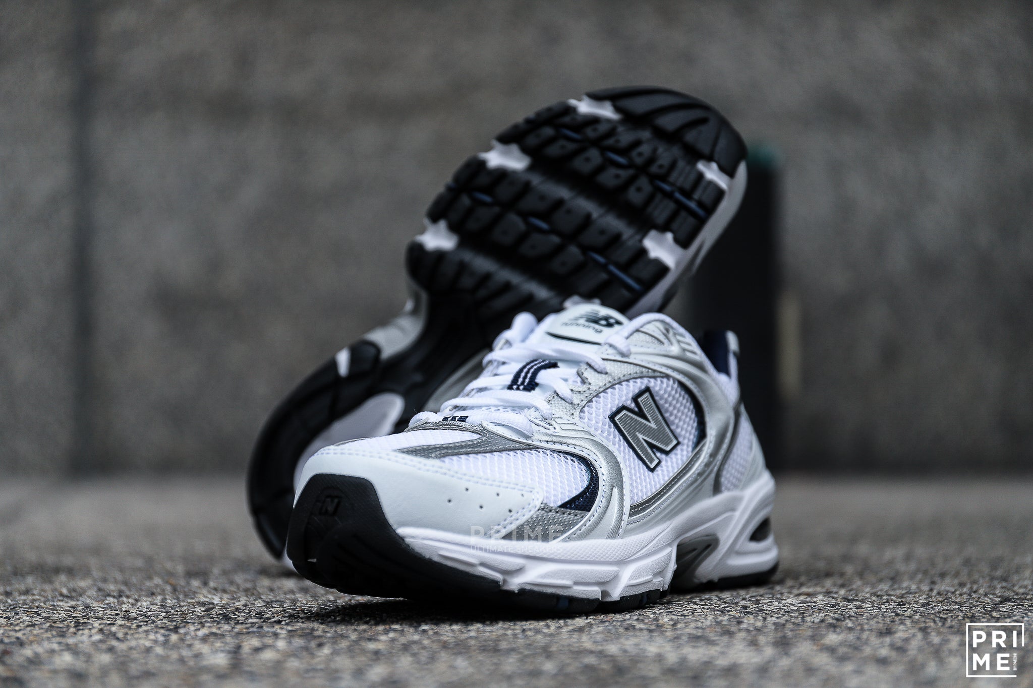 New Balance 530 White Silver Navy (MR530SG)